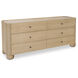 Gibson Natural Dresser, 6 Drawer